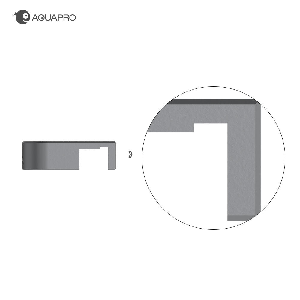 AQUAPRO - Mini Silver Aluminium Alloy Durable Pipe Hose Holder for Fish Tank