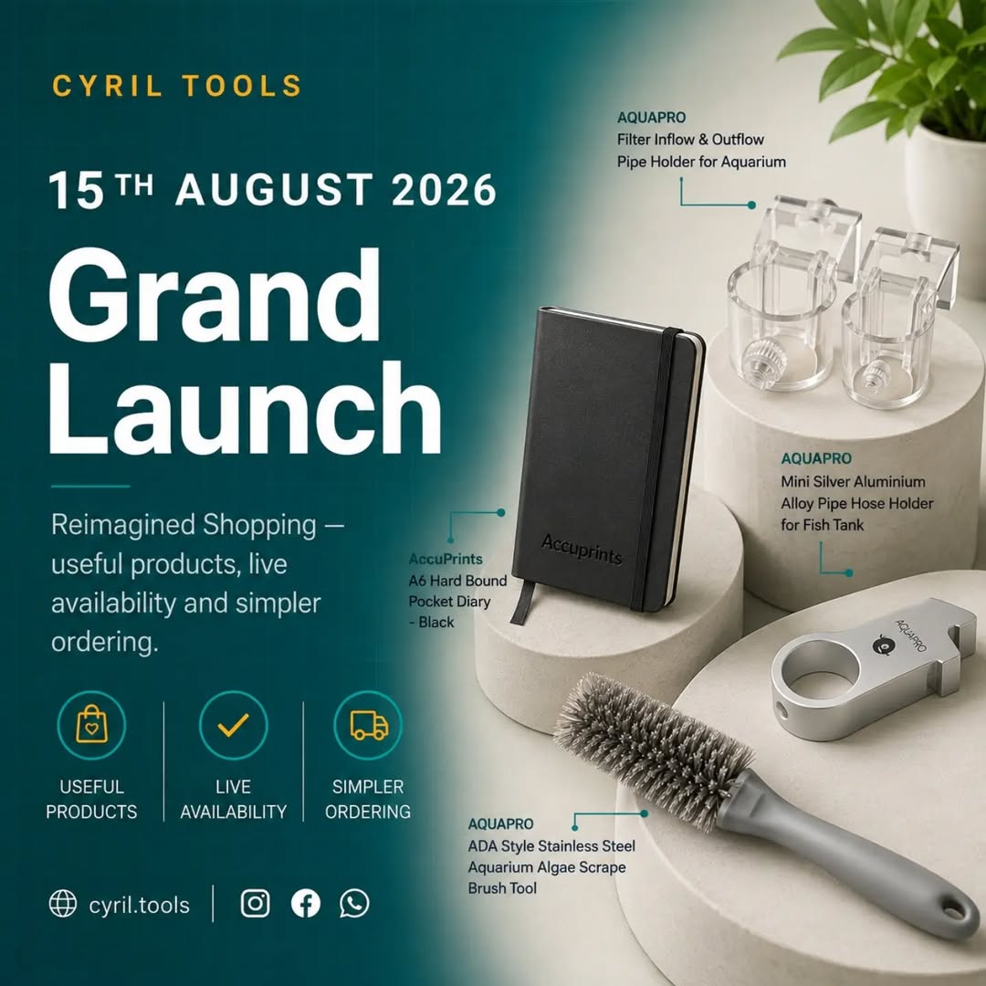 Cyril Tools Grand Launch, 15 August 2026